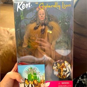 Collectible Wizard of Oz as Cowardly lion Barbie